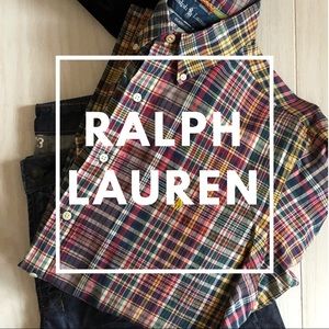 Ralph Lauren Dress Shirt + Excellent + L